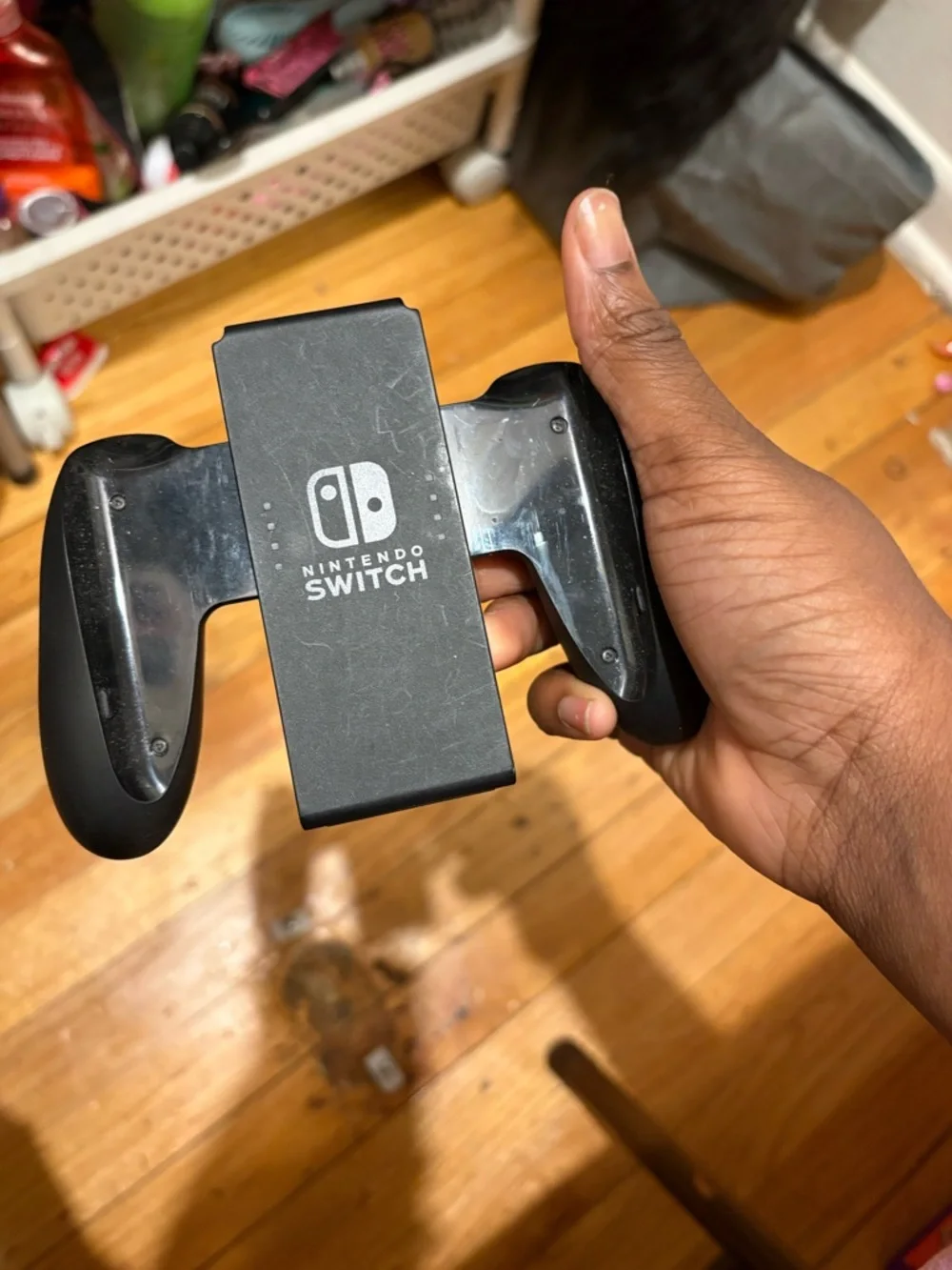 Nintendo Switch with Blue Left and Red Right Joy‑Con
